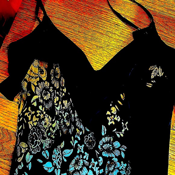 💃🏻GorgeousSue Wong NocturneCocktaildressSilk&VelvetFloral Bohemian EUCS:10💋 - Picture 5 of 16